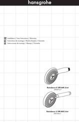 Hansgrohe Raindance E 100 AIR 3-Jet 28507 1 Serie Instrucciones De Montaje / Manejo / Garantía