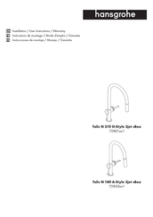 Hansgrohe Talis N 180 A-Style 2jet sBox 72850 1 Serie Instrucciones De Montaje