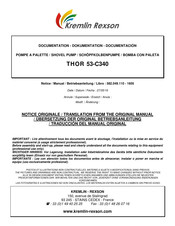 Kremlin Rexson THOR 53-C340 Traducción Del Manual Original