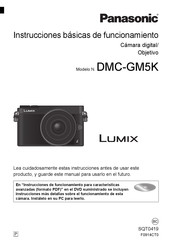 Panasonic Lumix DMC-GM5K Instrucciones De Funcionamiento