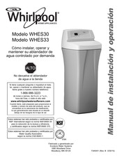 Whirlpool LE33 Manual De Instalación Y Operación