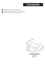 Hansgrohe Rainfinity 250 3jet 26235 1 Serie Instrucciones De Montaje