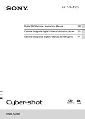 Sony Cyber-shot DSC-S5000 Manual De Instrucciones