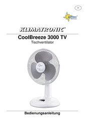 Suntec Wellness KLIMATRONIC CoolBreeze 3000 TV Operación Manual