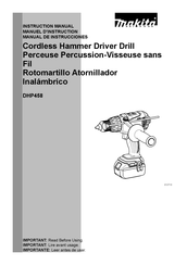 Makita DHP458 Manual De Instrucciones