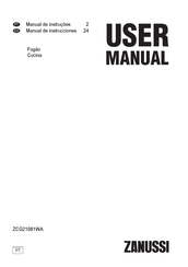 Zanussi ZCG21081WA Manual De Instrucciones