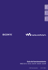 Sony WALKMAN NWZ-S615F Guia De Funcionamiento