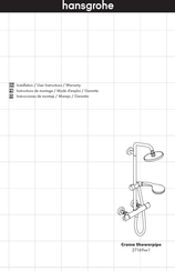 Hansgrohe Croma Showerpipe 27169 1 Serie Instrucciones De Montaje