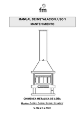 FM C-103 Manual De Instalación, Uso Y Mantenimiento