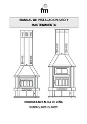 FM C-200RH Manual De Instalación, Uso Y Mantenimiento