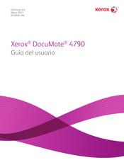 Xerox DocuMate 4790 Guia Del Usuario