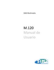 Sim2 Multimedia M.120 Manual De Usuario