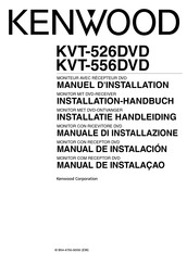 Kenwood KVT-556DVD Manual De Instalación