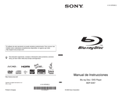 Sony BDP-S357 Manual De Instrucciones