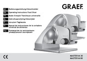 Graef MASTER M 30 Manual De Instrucciones