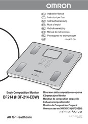 Omron BF214 Manual De Instrucciones