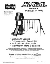 Backyard Discovery PROVIDENCE 40112 Manual Del Usuario