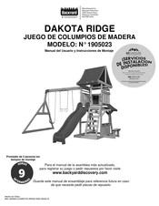 Backyard Discovery DAKOTA RIDGE 1905023 Manual Del Usuario