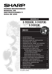 Sharp R-243EPW Manual De Instrucciones