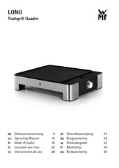 WMF LONO Tischgrill Quadro Instrucciones De Uso