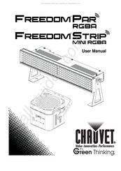 Chauvet Freedom Strip MIN RGBA Manual Del Usuario