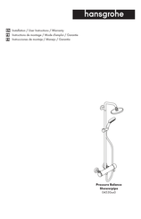 Hansgrohe Pressure Balance Showerpipe 04530 0 Serie Instrucciones De Montaje / Manejo / Garantía