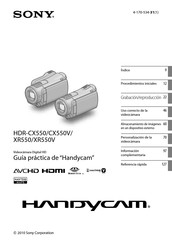 Sony HDR-CX550V Guia Practica