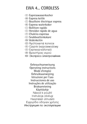 AEG EWA 4 Serie Instrucciones De Uso