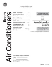 GE AEM06 Manual Del Propietario Y Instrucciones De Instalación