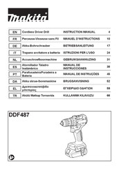 Makita DDF487 Manual De Instrucciones