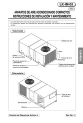 LG LK-2080CH Instrucciones De Instalación Y Mantenimiento