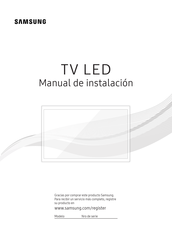 Samsung HG32NE460F Manual De Instalación