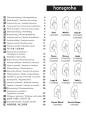 Hansgrohe Vernis Shape 71458 Serie Instrucciones De Montaje
