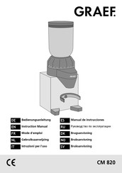 Graef CM 820 Manual De Instrucciones