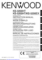 Kenwood KS-3200HT Manual De Instrucciones