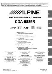 Alpine CDA-9885R Manual De Operación