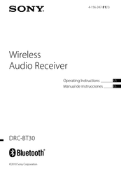 Sony DRC-BT30 Manual De Instrucciones