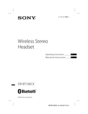 Sony DR-BT100CX Manual De Instrucciones