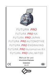 Silca FUTURA PRO JAPAN Manual De Uso