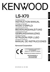 Kenwood LS-X70 Manual De Instrucciones