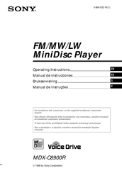 Sony MDX-C8900R Manual De Instrucciones