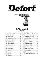 Defort DCD-14,4-Li Instrucciones De Servicio