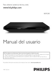 Philips BDP2285 Manual Del Usuario