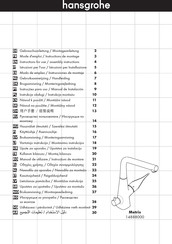 Hansgrohe Metris 14888000 Instrucciones De Montaje