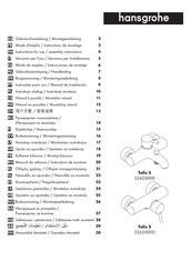 Hansgrohe Talis S 32620000 Instrucciones De Montaje