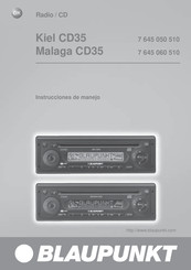 Blaupunkt Malaga CD35 Instrucciones De Manejo