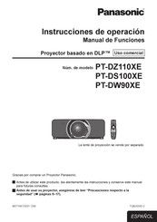 Panasonic PT-DS100XE Instrucciones De Operación