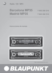 Blaupunkt Madrid MP35 Instrucciones De Manejo