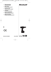 EINHELL BT-CD 18 2B Manual De Instrucciones