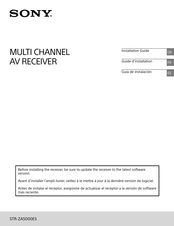 Sony STR-ZA5000ES Guia De Instalacion